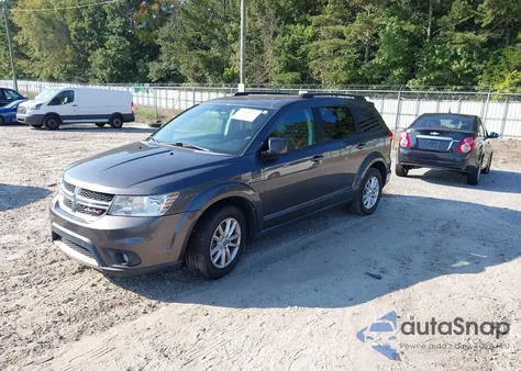 2016 Dodge Journey Sxt из США, поврежденный, VIN 3C4PDCBB4GT181118